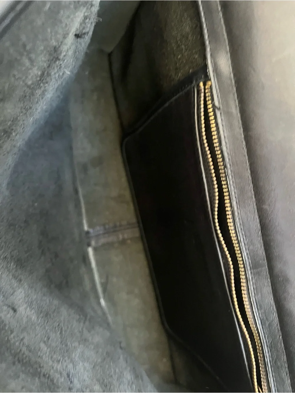 Coach Black Leather Briefcase with Gold Hardware and Detachable Strap